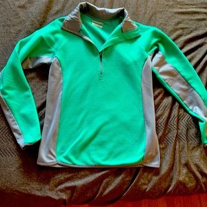 Columbia Green 3/4 Zip Omni-wick Pullover